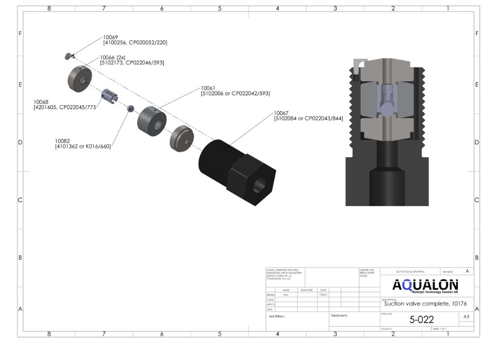 Union suction side, 5102084 view 2