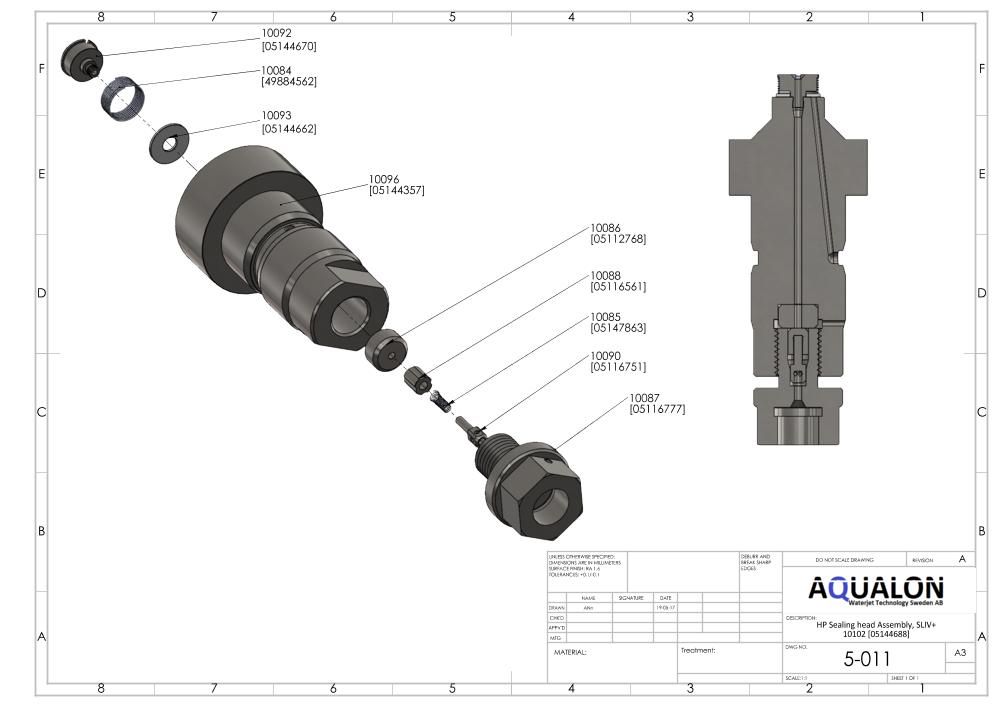 Valve, Poppet, LP Inlet SLIV+, 05144662 view 2