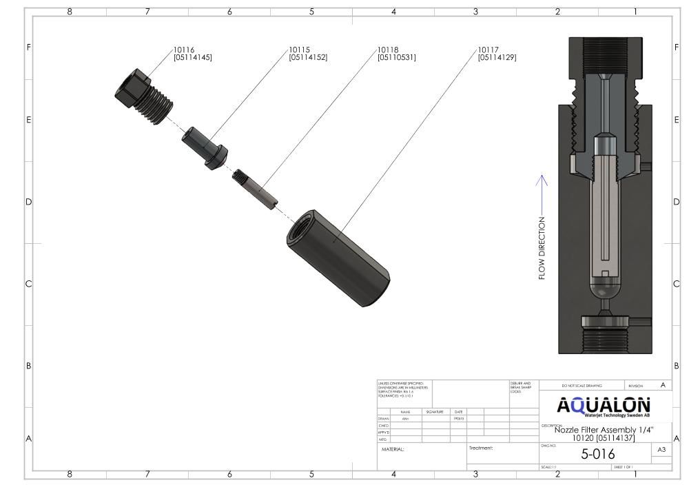 Filter Element HP 1/4", 05110531 view 2
