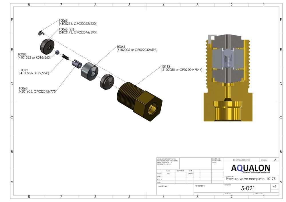 Check valve complete view 3