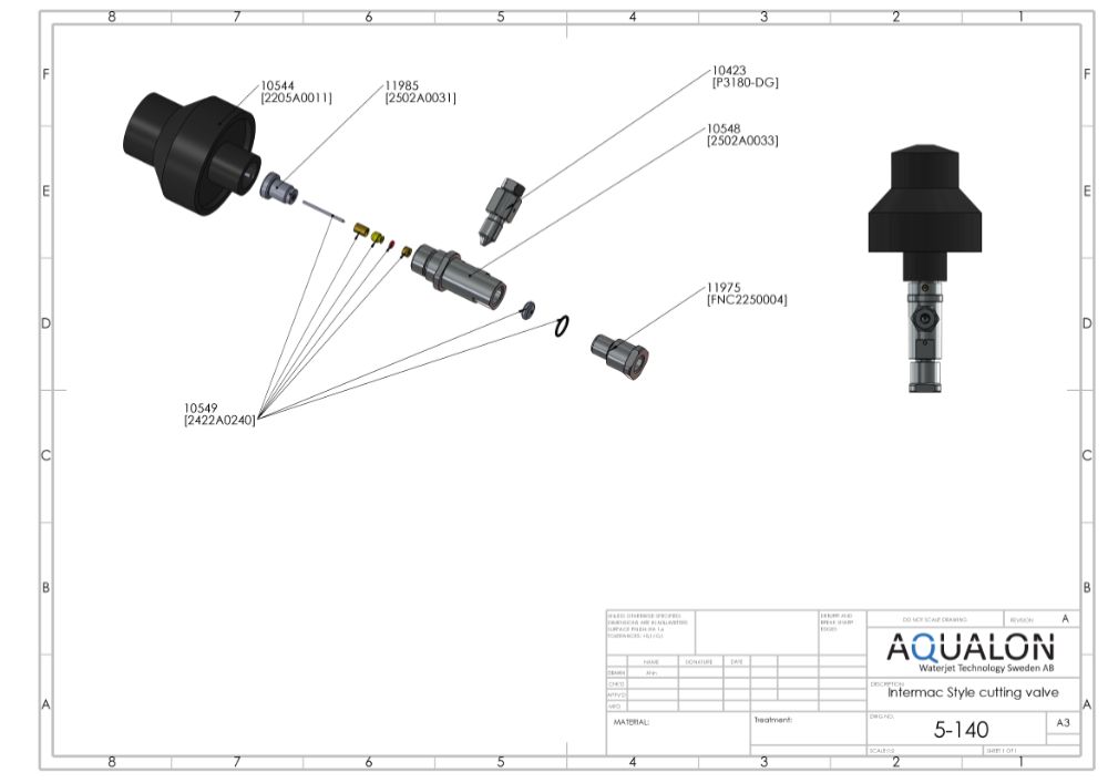 Actuator Assy II, 003840-1 view 3