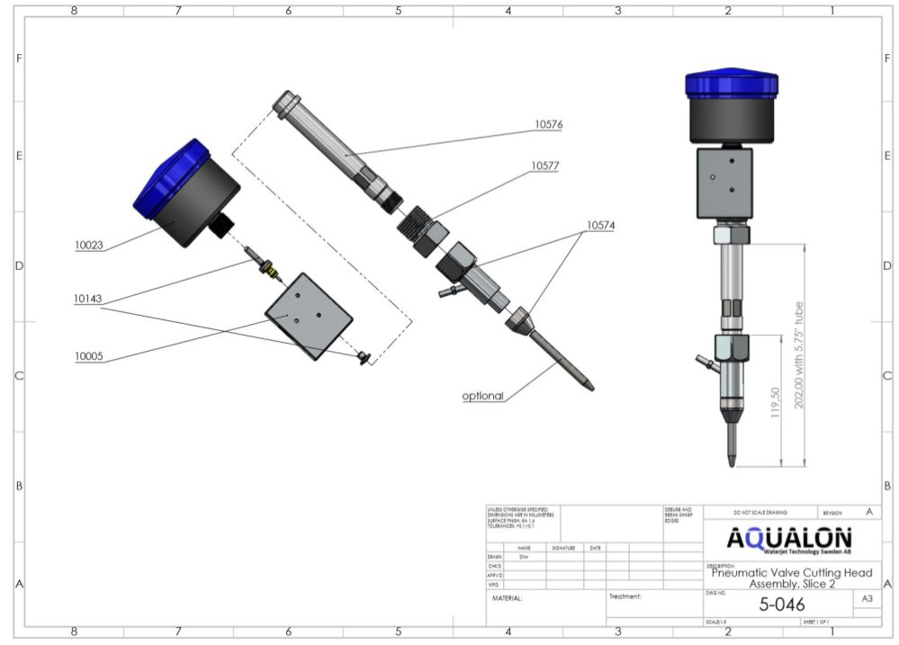Gland Nut, Nozzle tube 3/4'' , 20454351 view 3