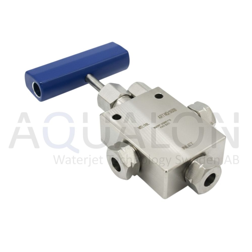 Valve 1/4" 3-Way, 1-On