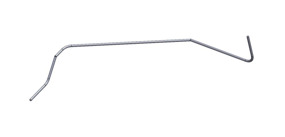 HP Bent tube 1/4'', 0-16726