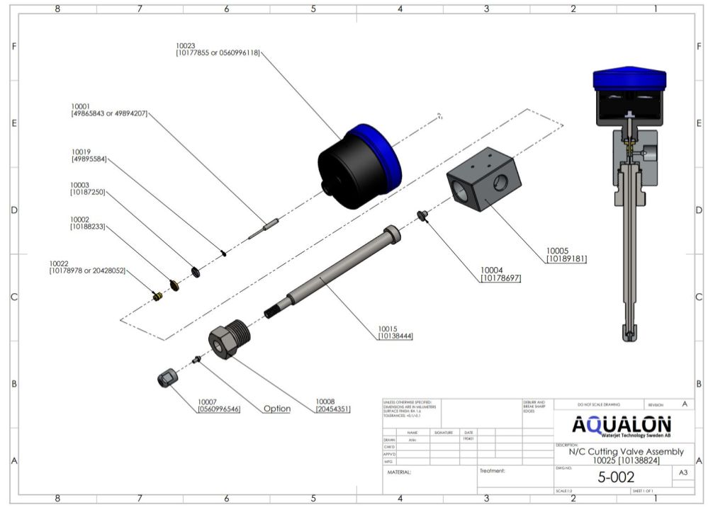 Tool, Seal installation, 20470409 view 2