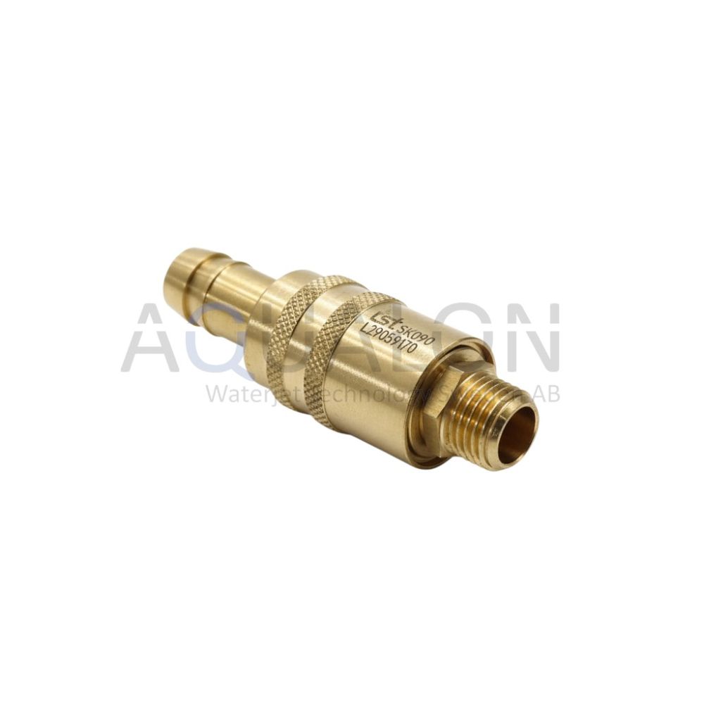 Coupling, Quick disconnect, 1/4'' MNPT x 1/2'' Barb