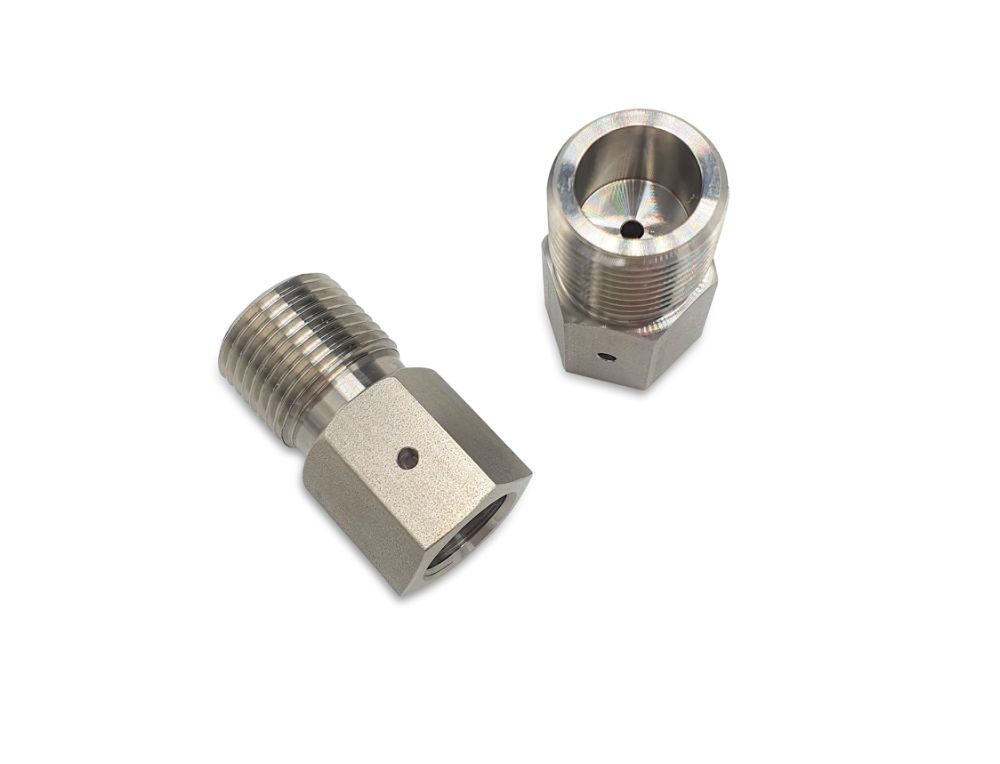 Adapter body, Short stop filter, 1/4" . 1/4"