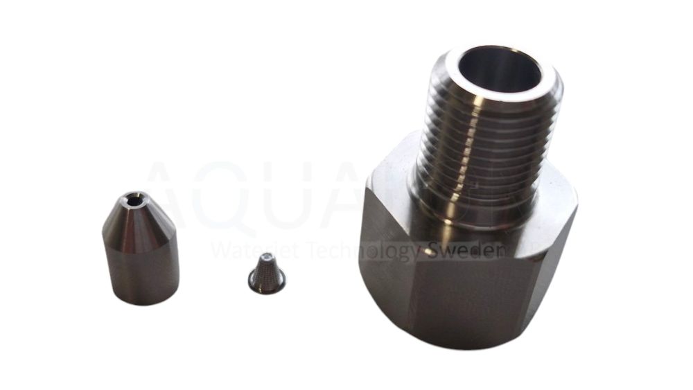 Adapter short stop filter, 1/4"F to 1/4" M 90K, 058667-3, 391026-3