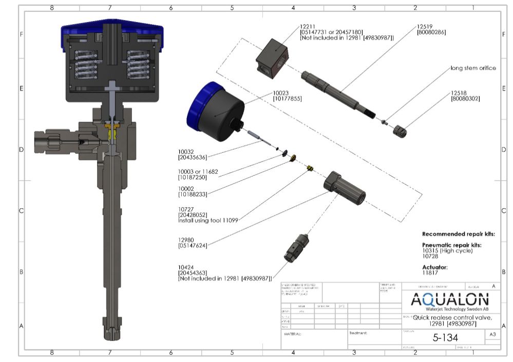 Valve body, 05147624 view 2